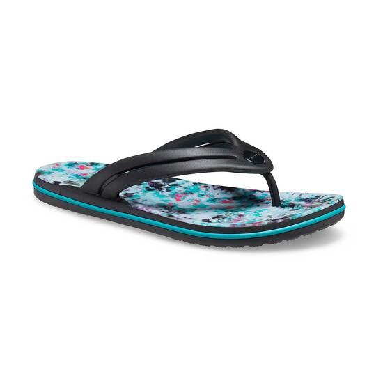 Crocs Black-Blue Casual Slippers