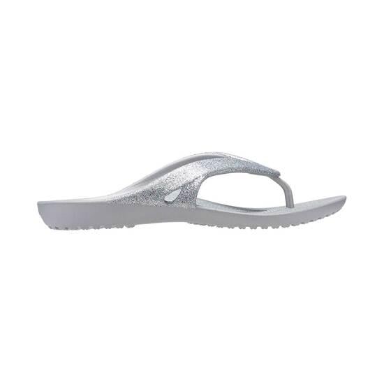 Women Pearl White-Silver Casual Slippers