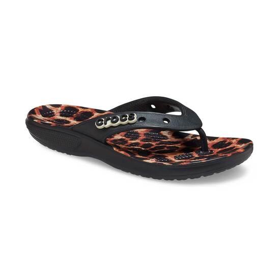 Crocs Black-Multi Casual Slippers