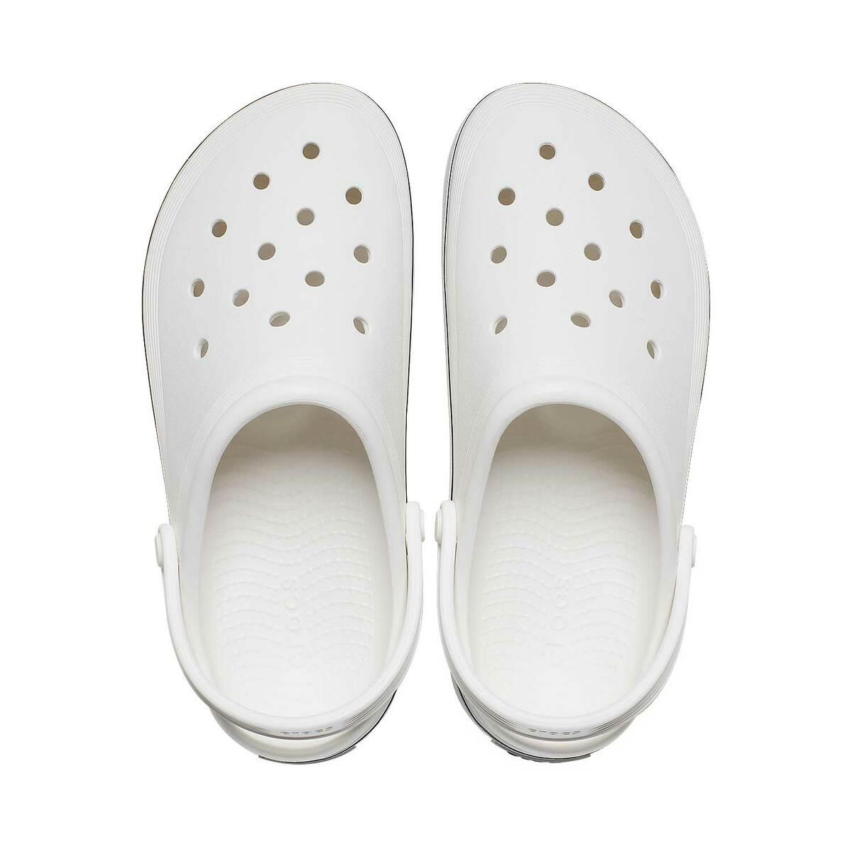 Buy Crocs Men White Casual Clogs Online SKU 118 208371 100 9 Metro Shoes