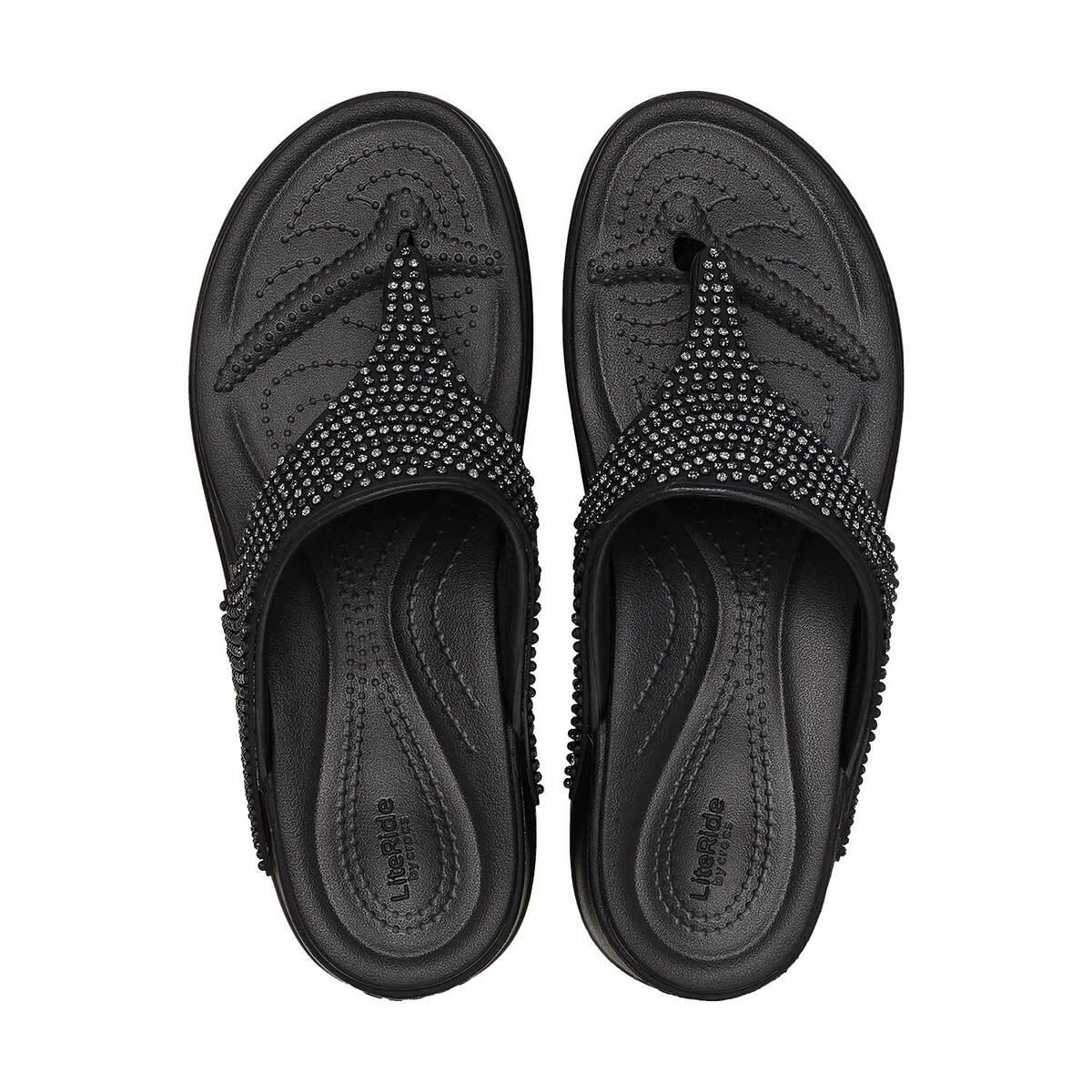 Buy Crocs Women Black Casual Slippers Online SKU 118 209916 001 5 Metro Shoes