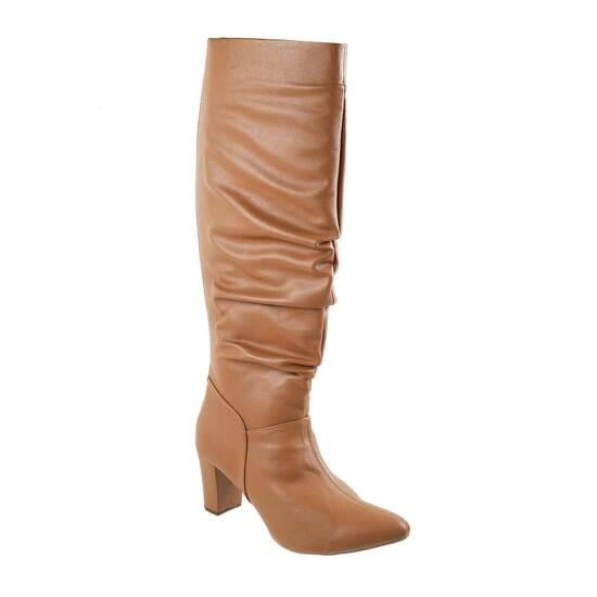 Women Tan Party Boots