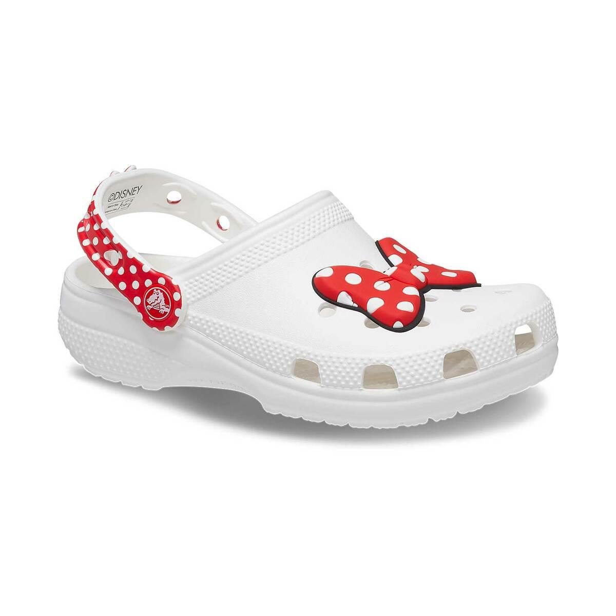 Buy Crocs Kids Girls White Red Casual Clogs Online SKU 127 208711 119 1 Metro Shoes