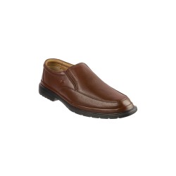 Men Tan Formal Slip Ons