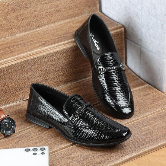 Men Black Formal Moccasin