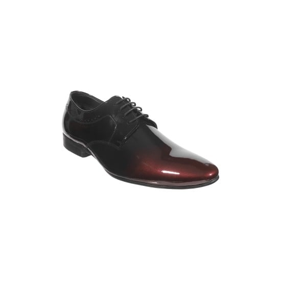 Men Wine Formal Lace Up