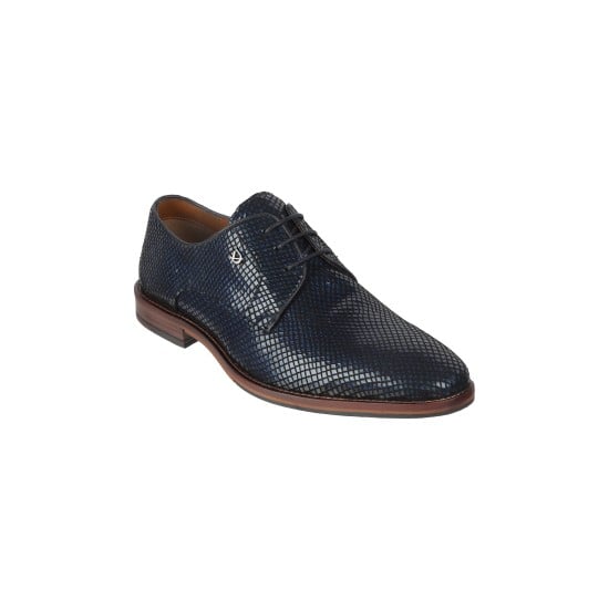 Men Navy-Blue Party Lace Up