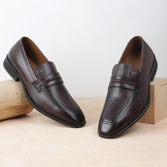 Men Brown Formal Moccasin