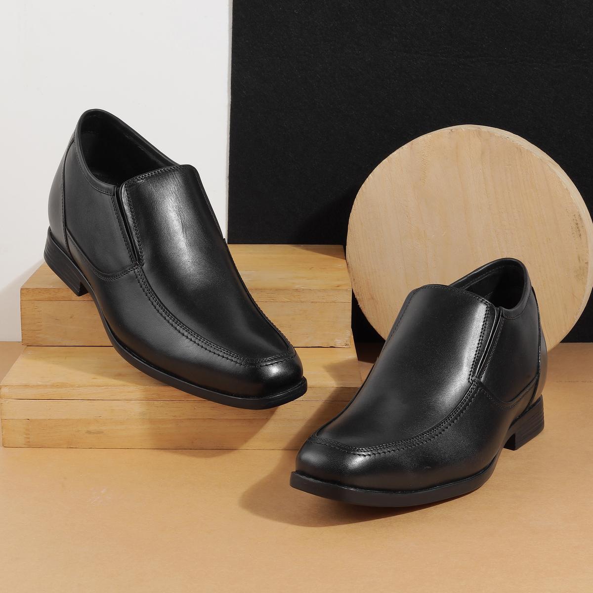 Davinchi Men Black Formal Moccasin(SKU: 14-1056-11-40)