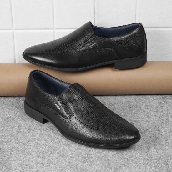Men Black Formal Moccasin