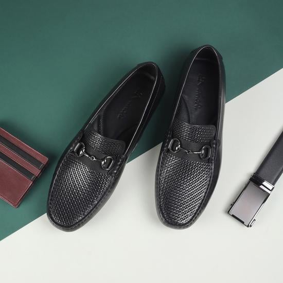 Men Black Casual Loafers