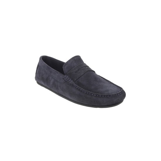 Men Blue-suede Casual Loafers