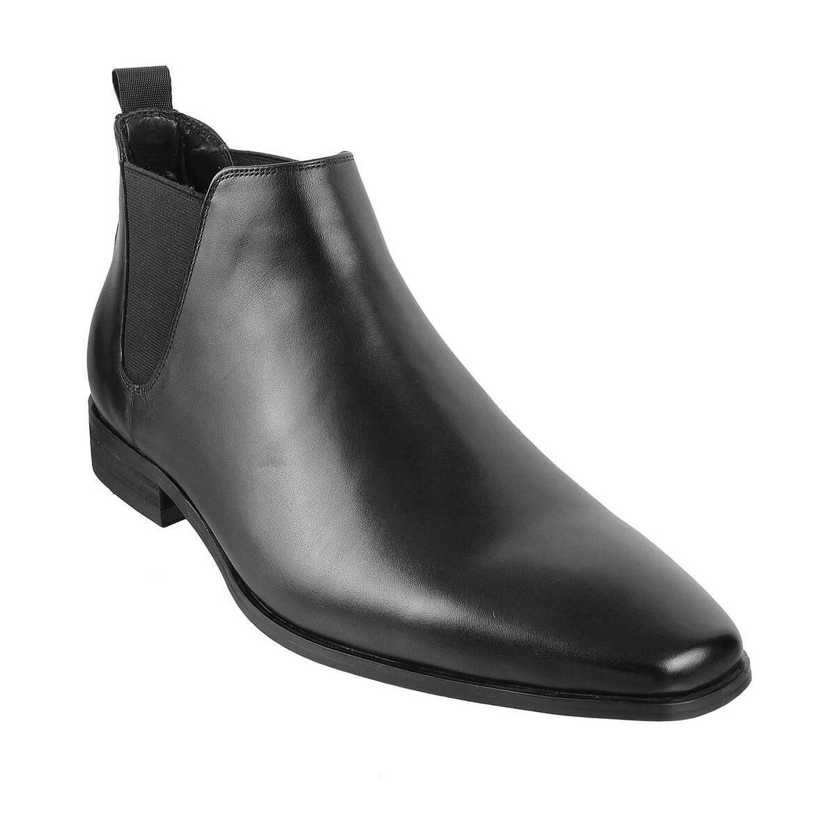 black formal boots womens