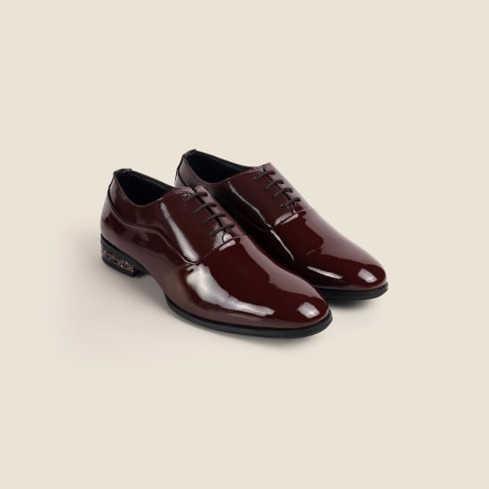 Men Wine Party Lace Up