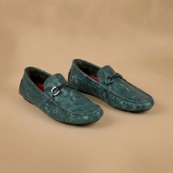 Men Green Casual Loafers