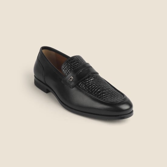 Men Black Formal Moccasin
