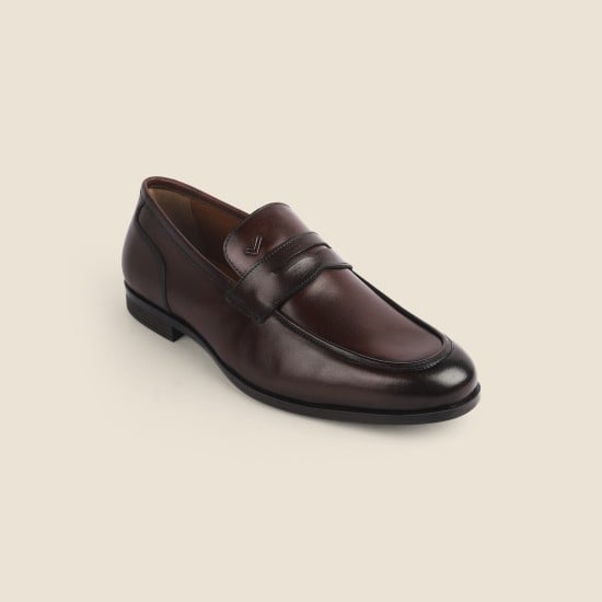 Men Brown Formal Moccasin