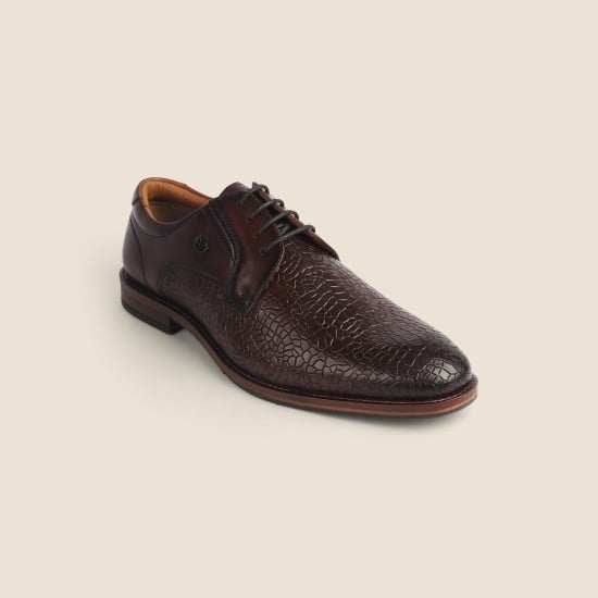 Men Brown Formal Lace Up