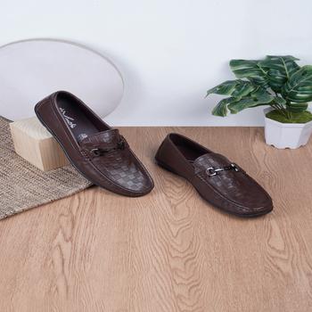 Davinchi Men Coffee Casual Loafers(SKU: 14-1330-55-40)