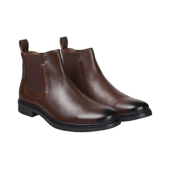 Men Brown Formal Boots