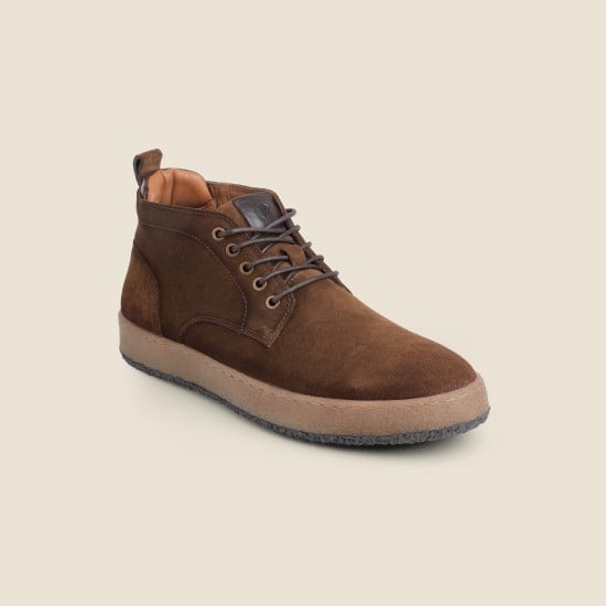 Men Camel Casual Boots