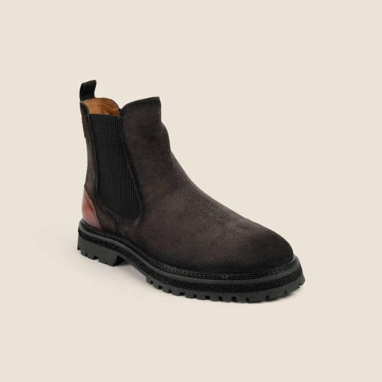 Men Black Casual Boots