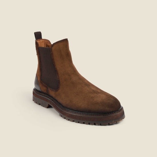 Men Camel Casual Boots