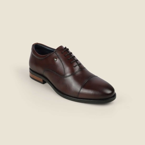 Men Brown Formal Oxford