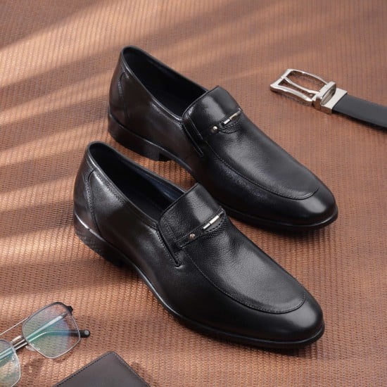 Men Black Formal Moccasin