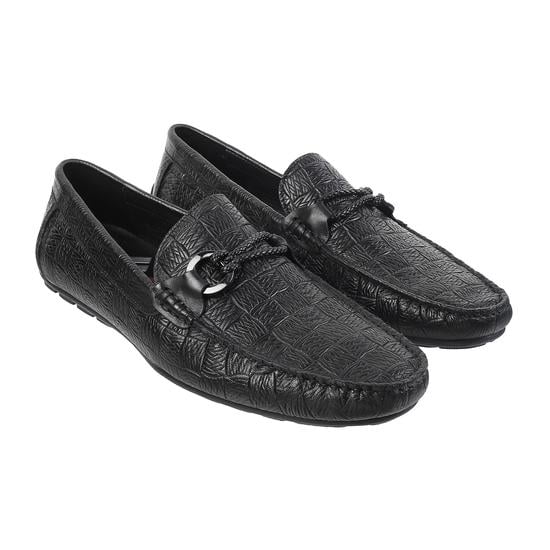 Men Black Casual Loafers