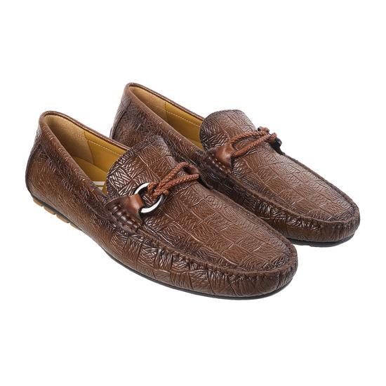 Men Mocha-Brown Casual Loafers