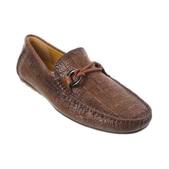 Men Mocha-Brown Casual Loafers