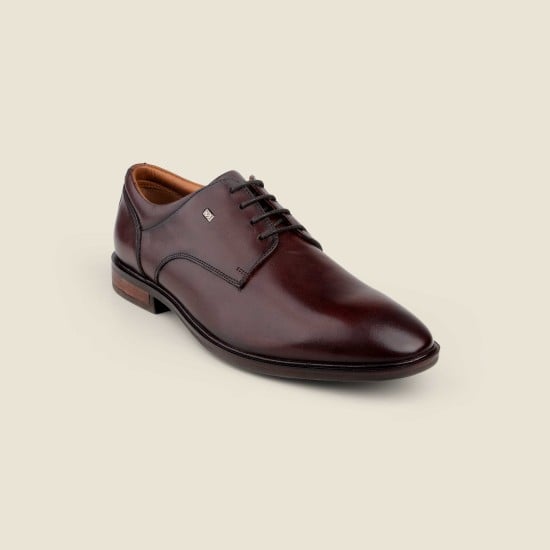 Men Coffee Formal Lace Up