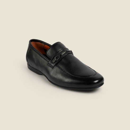 Men Black Formal Moccasin