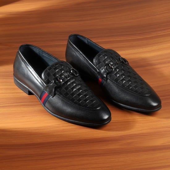Men Black Formal Moccasin