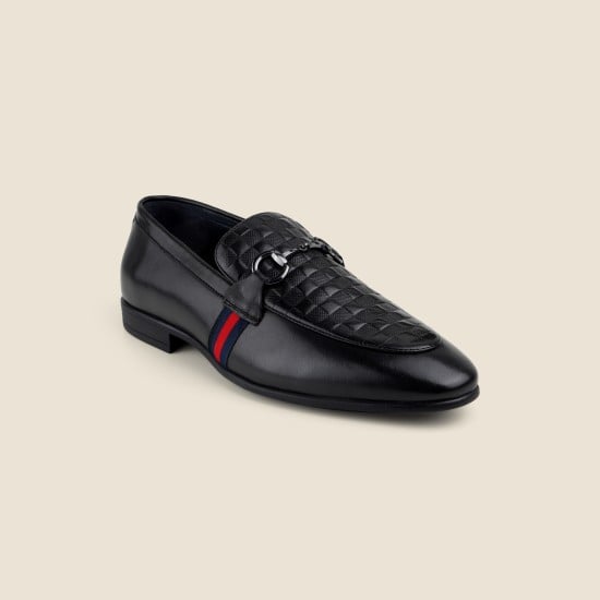 Men Black Formal Moccasin