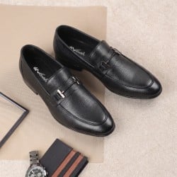 Men Black Formal Moccasin