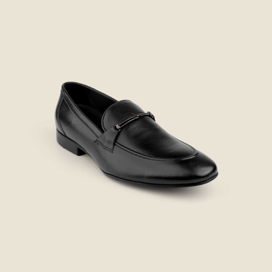 Men Black Formal Moccasin