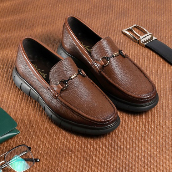 Men Coffee Formal Moccasin