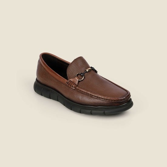 Men Coffee Formal Moccasin