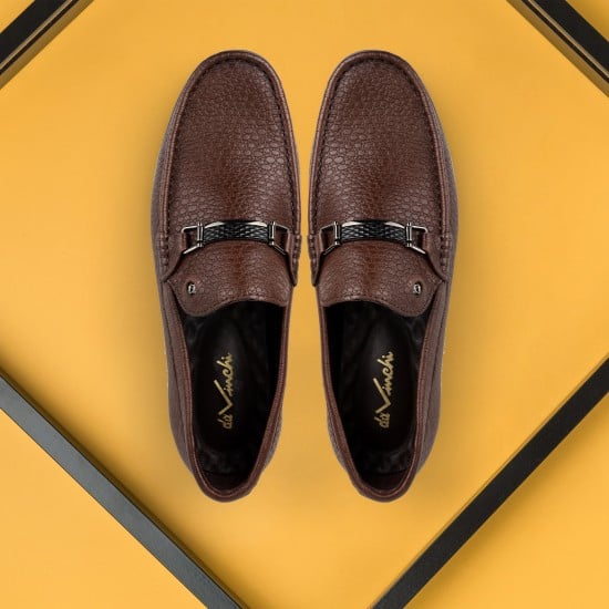 Men Brown Casual Loafers