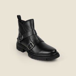 Men Black Casual Boots