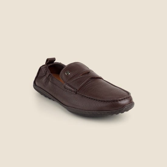 Men Brown Casual Loafers