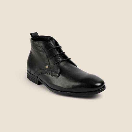 Men Black Formal Boots