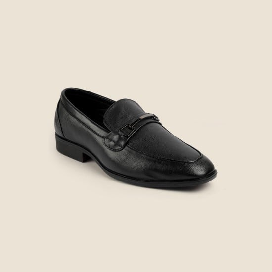 Men Black Formal Moccasin
