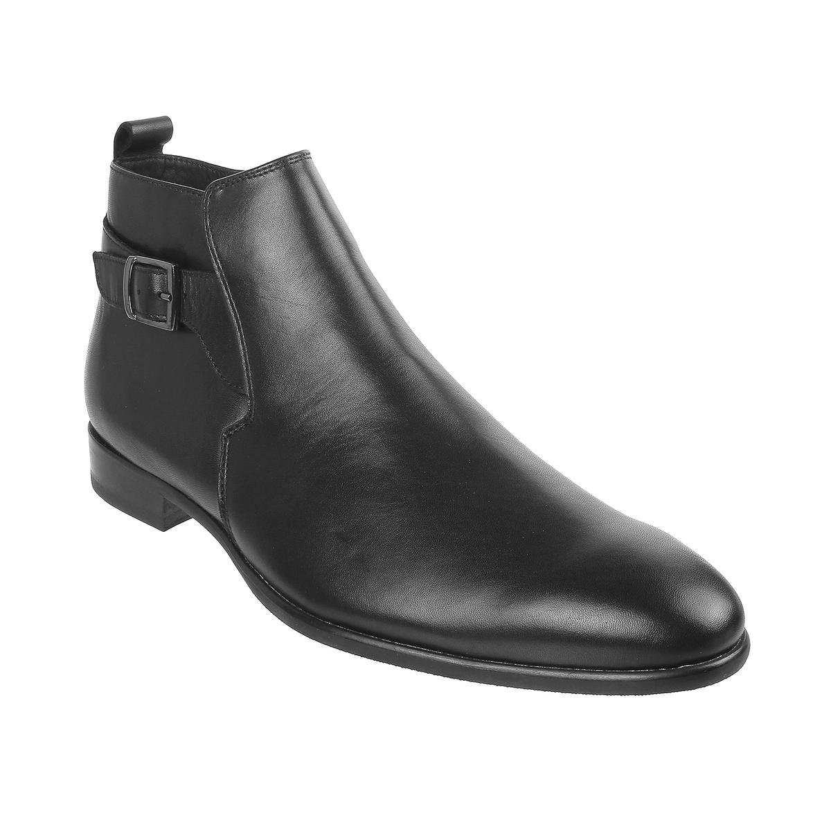 Buy Men Black Formal Boots Online Metro Shoes