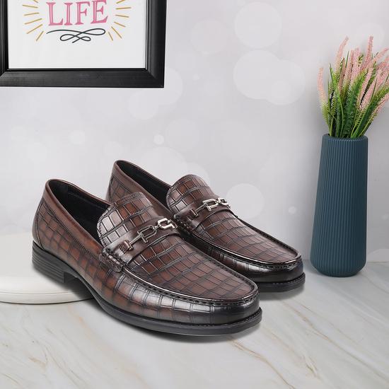 Men Brown Formal Moccasin