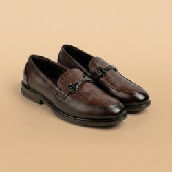 Men Brown Formal Moccasin