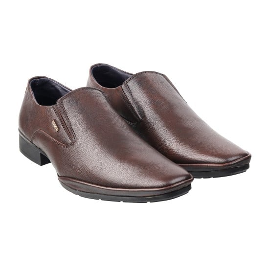 Men Brown Formal Moccasin
