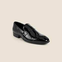 Men Black Party Moccasin